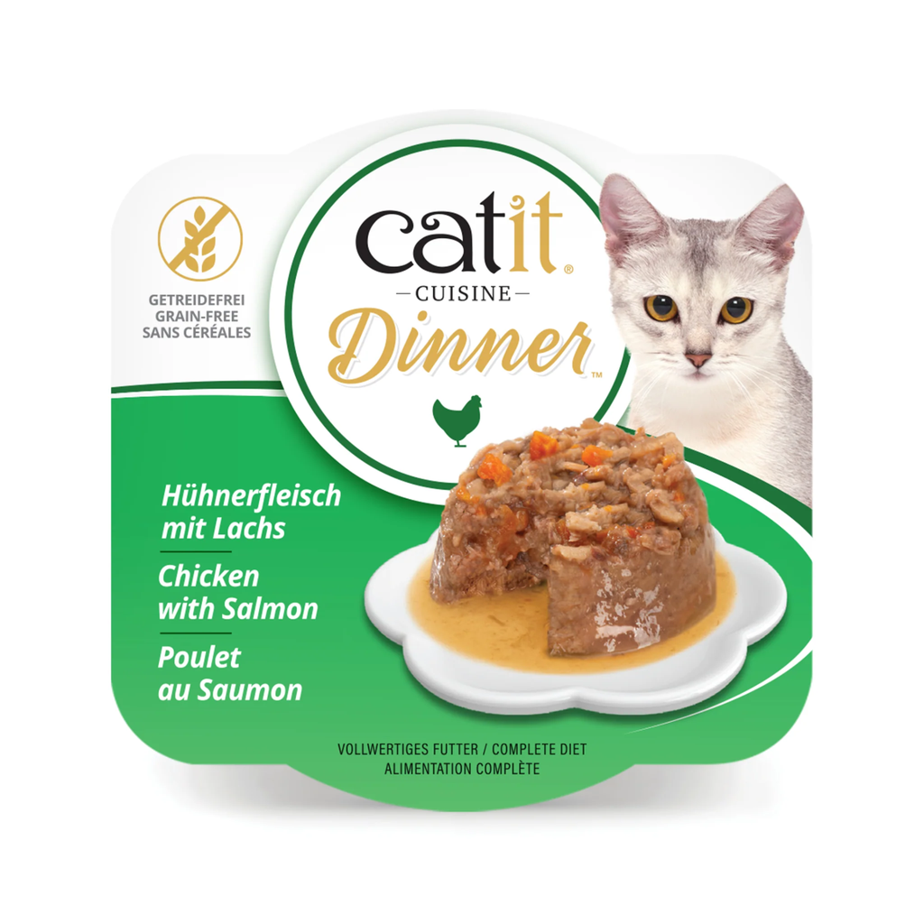 [HA44702] Catit Chicken Dinner, Salmon & Carrot 75 g, 6 pcs/box