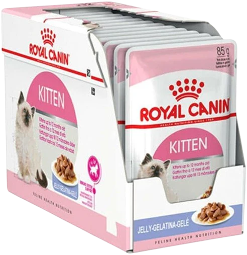 Feline Health Nutrition Kitten Jelly (Wet Food - Pouches) 12 x 85 g
