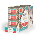 Catit Cuisine Duet, Tuna with Salmon, 12 x 75 g