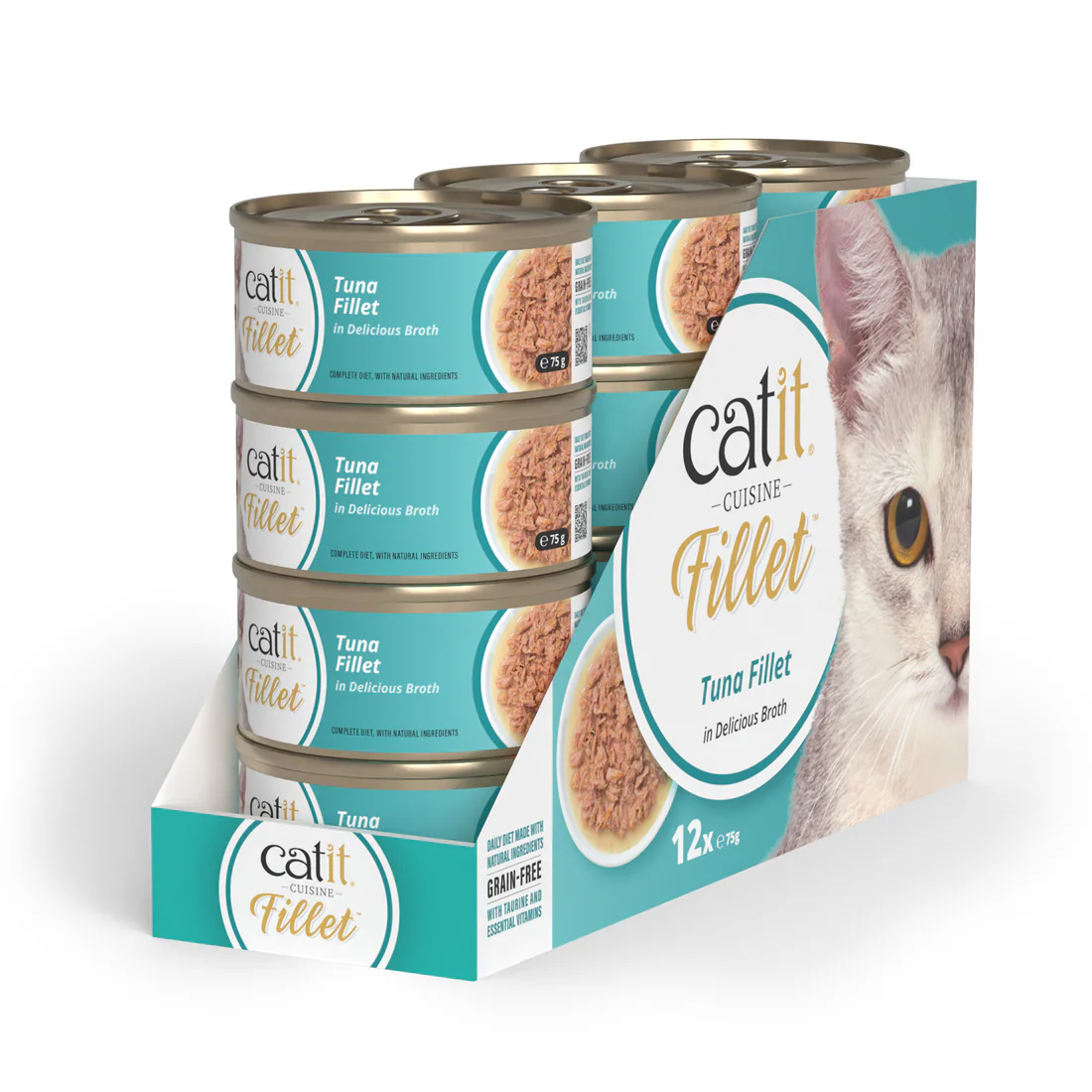 Catit Cuisine Tuna Fillet, 12 x 75 g