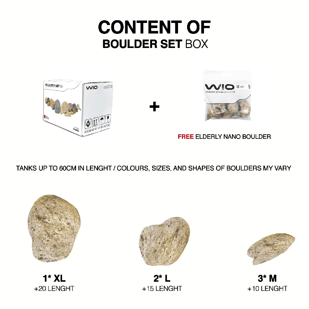 [WI44005] WIO | Boulders - Elderly Boulder Set (Boulder Set Nano Box)