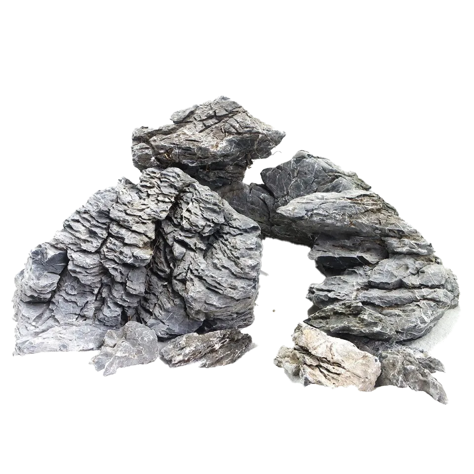 [MJDRA-1-019S] Scenery Aquarium Rock (Seiryu stone) (Small / 12-18 cm)