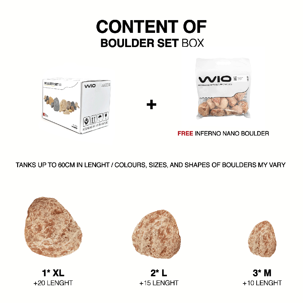[WI44097] WIO | Boulders - Inferno Boulder Set (Boulder Set Nano Box)