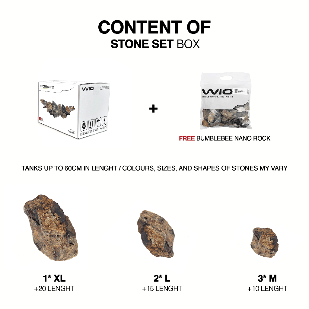 [WI52995] WIO | Stones - Bumblebee Stone Set (Stone Set Nano Box)
