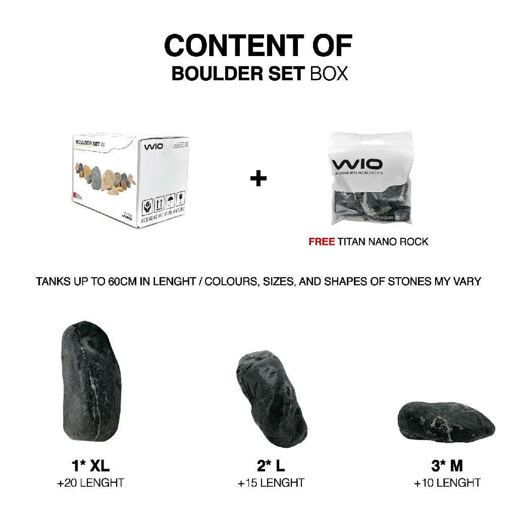 [WI44001] WIO | Boulders - Titan Boulder Set (Boulder Set Nano Box)