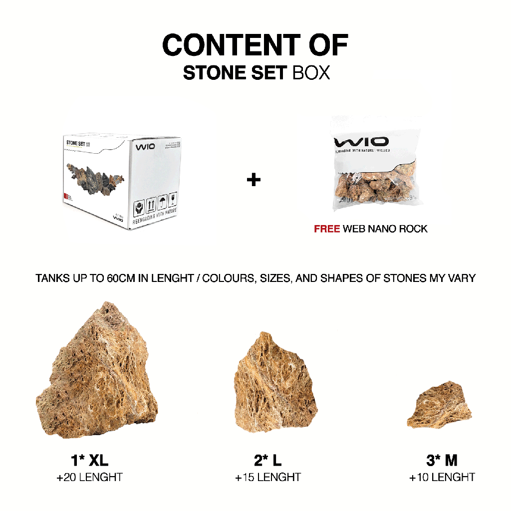 [WI52200] WIO | Stones - Web Stone Set (Stone Set Nano Box)