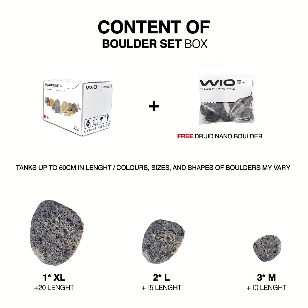 [WI44003] WIO | Boulders - Druid Boulder Set (Boulder Set Nano Box)