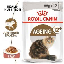 [RO237270] Feline Health Nutrition Ageing 12+ Gravy (Wet Food - Pouches) 12 x 85 g