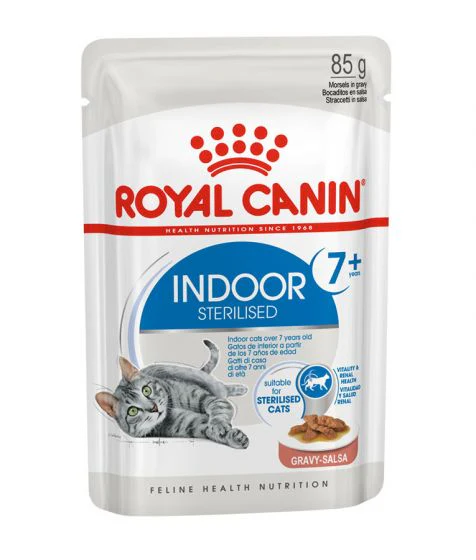 [RO288070] Feline Health Nutrition Indoor 7+ (Wet Food - Pouches) 12 x 85 g