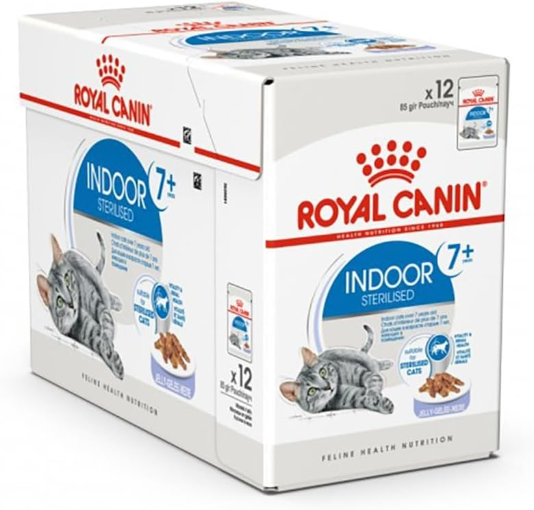 [RO288100] Feline Health Nutrition Indoor 7+ Jelly (Wet Food - Pouches) 12 x 85 g